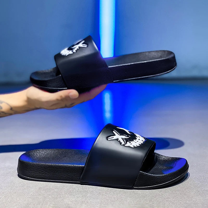 Shoes Summer Men's Slippers Shoes Man Soft Slides Non-slip Casual Indoor Outdoor EVA Sandals Beach Garden Fashion For youngster