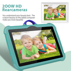 [New Arrivals] Kids Tablet 7 inch Android 13 Bluetooth WiFi HDScreen with Protective Case Parental Control System Dual Cameras Pre Installed Educational Apps Ideal Learning Tablet for Boys and Girls Pink Blue Best Gift For Ki