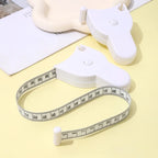 1Pc Portable Fitness Telescopic Health Tape Measure With Handle Torch Y-shaped Tape Measure Waist Circumference Tape Measure