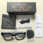 AI Smart Glasses Frame TR90 with Chat GPT 800W Camera Bluetooth Call Voice Assistant Control New 2026