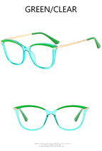 TR90 Fashion Myopia Glasses Frame Retro Brand Designer Cat Eye Optical Prescription Eyeglasses Women Computer Eyeglasses Girls