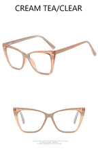 Fashion TR90 Retro Cat Eye Anti-blue Light Glasses Frame Women New Ultra-light Frame Glasses
