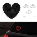 Universal Solar Atmosphere Light Heart-shaped Dynamic Gradient LED Fit Car Interior Ambient Light Decoration Accessory RGB