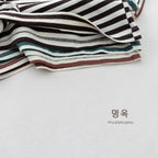 2026 Summer New Children Short Sleeve T Shirts Boys Casual Striped Tee Toddler Girls Cotton Loose Tops Kids Clothes
