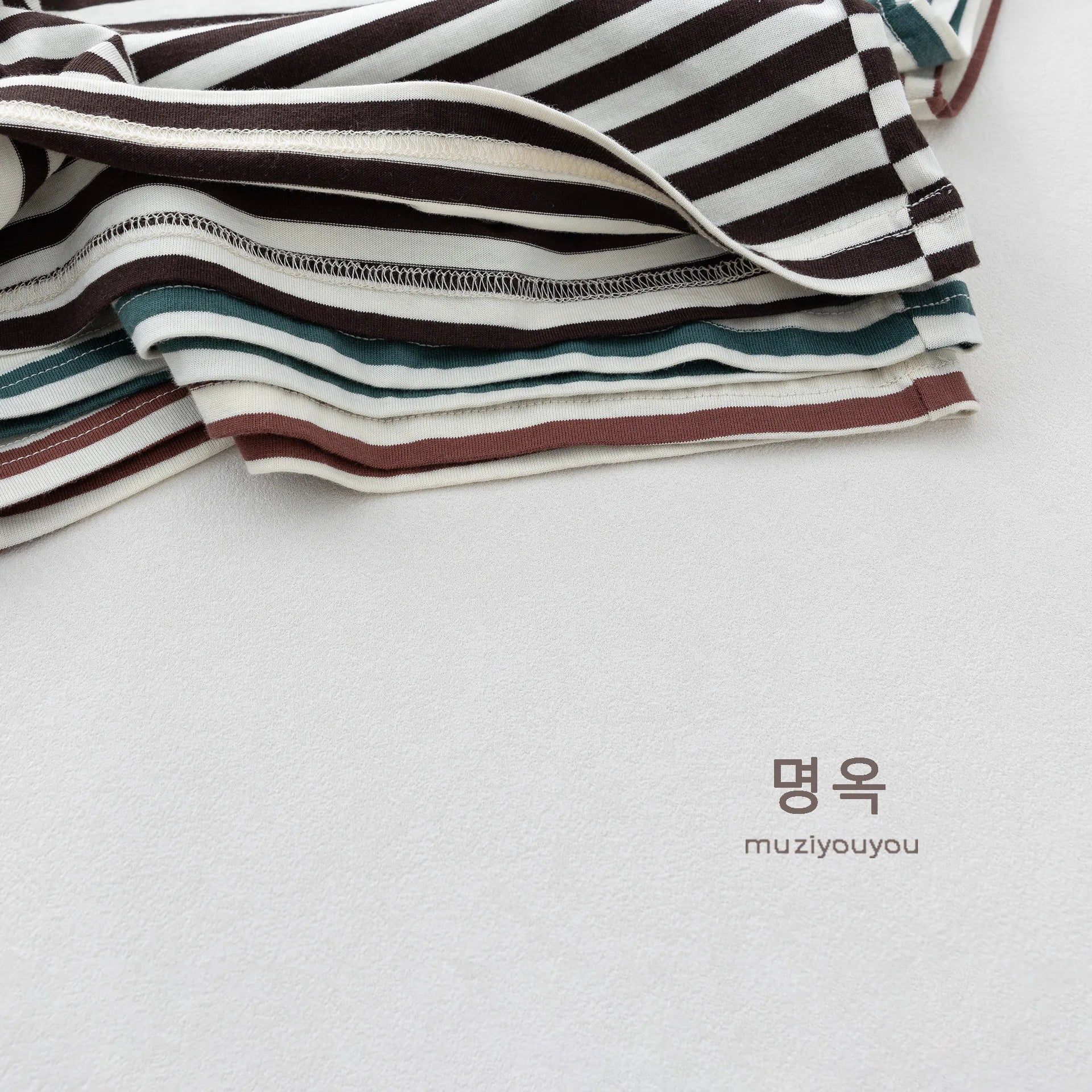 2026 Summer New Children Short Sleeve T Shirts Boys Casual Striped Tee Toddler Girls Cotton Loose Tops Kids Clothes