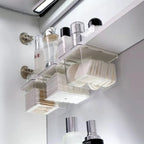 Drawer Storage Box Multifunctional Wall-Mounted Organizer Desk Organizer Dust-Proof Clear Storage Box For Office Bathroom