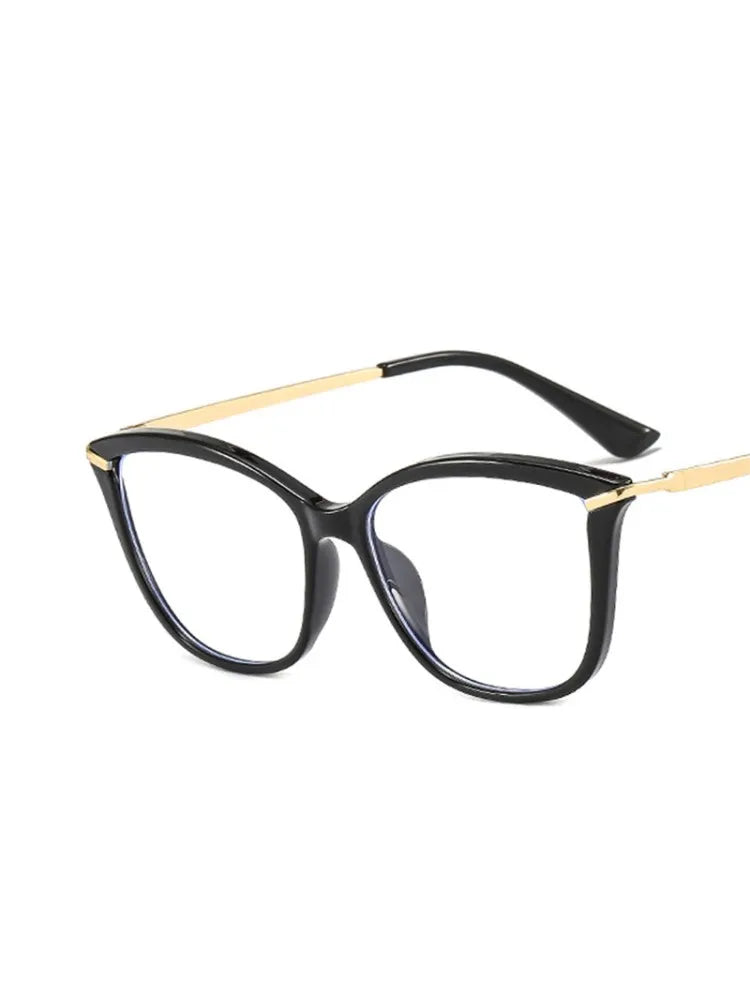 TR90 Fashion Myopia Glasses Frame Retro Brand Designer Cat Eye Optical Prescription Eyeglasses Women Computer Eyeglasses Girls