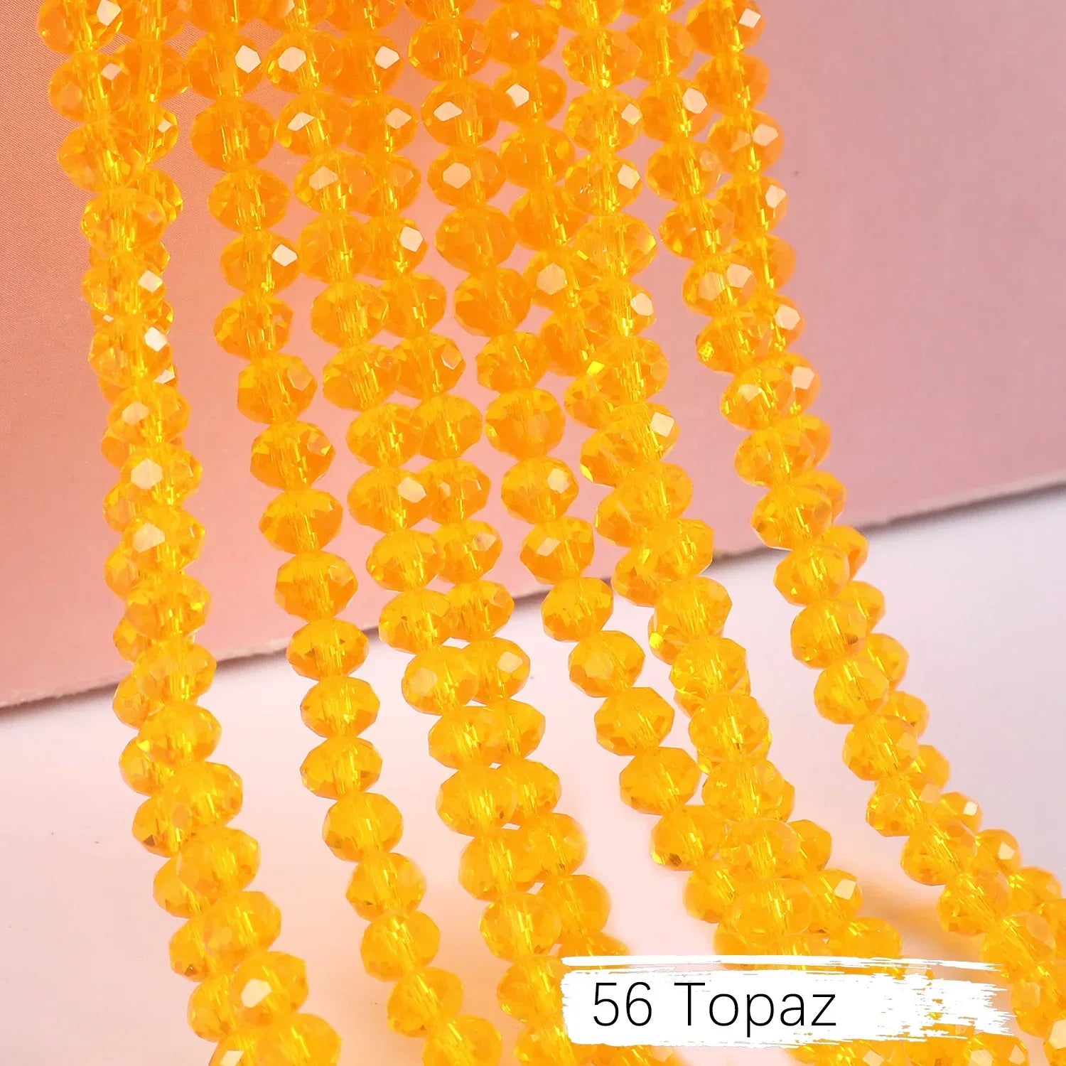 2mm 4mm 6mm 8mm Rondelle Austria Crystal Beads Faceted Glass Beads Loose Spacer Beads for DIY Bracelet Garment Making