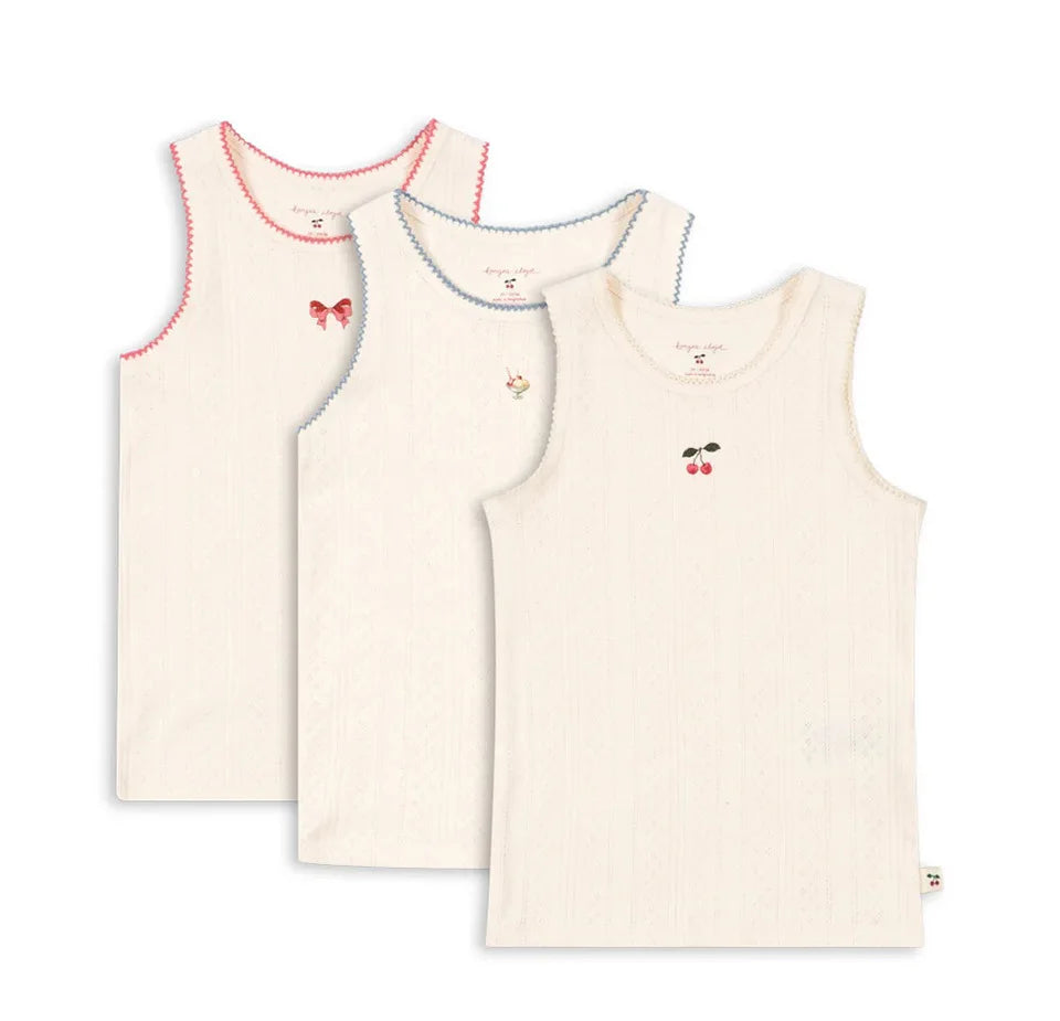 2026 KS Summer Baby Girls Cotton Slip Dresses Cherry T Shirts + Shorts Suits Sets Kids Clothes Girls Sequin Tank Dress Top 1-9Y