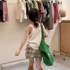 2026 Summer New Children Shorts Cotton Girls Sweet Lace Flower Bud Shorts Fashion Toddler Floral Culottes Kids Clothes