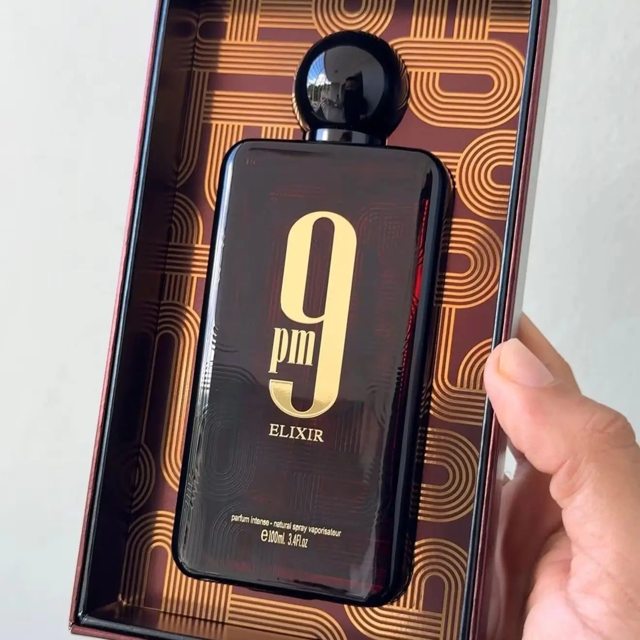 9 PM Elixir Unisex Extrait de Parfum, 3.4 Fl. Oz