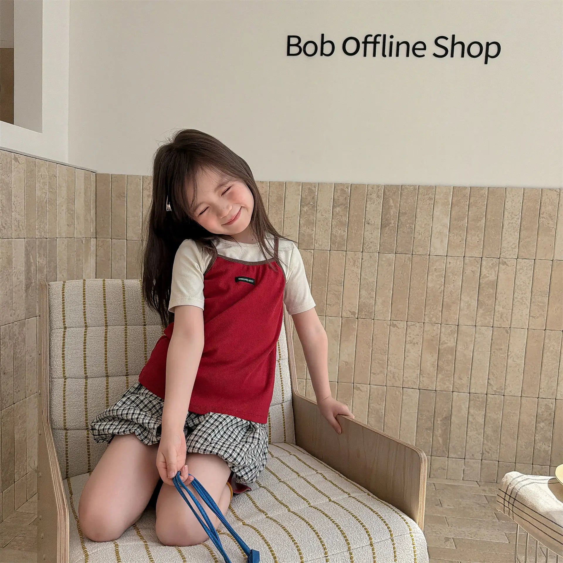 2026 Summer New Children Plaid Shorts Cotton Girls Cute Loose Culottes Kids Fashion Casual Shorts Toddler Clothes