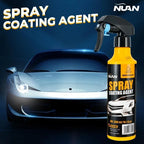 Car Coating Spray Kit 300ml Nano Ceramic Hydrophobic Coating Paint Protection Set With Sponge Cloth Scratch Repair High Gloss