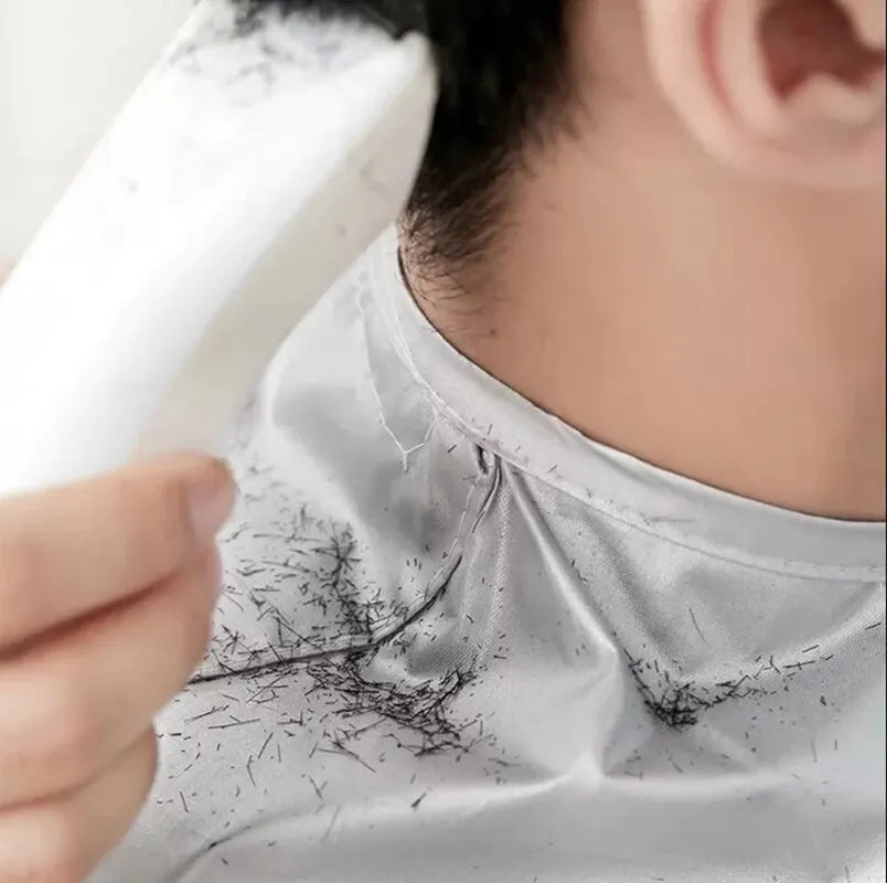 Adult Medium Size Haircut Cloak Cloth Hair Dye Breathable Household Haircut Cloak Foldable Haircut Tool
