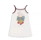 2026 KS Summer Baby Girls Cotton Slip Dresses Cherry T Shirts + Shorts Suits Sets Kids Clothes Girls Sequin Tank Dress Top 1-9Y