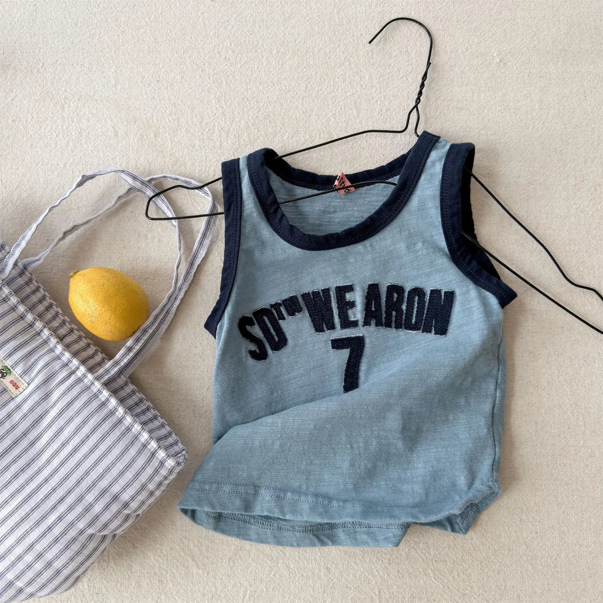 2026 Summer New Children Sleeveless T Shirts Cotton Toddler Girls Casual Vest Baby Thin Letter Print T Shirts Kids Clothes