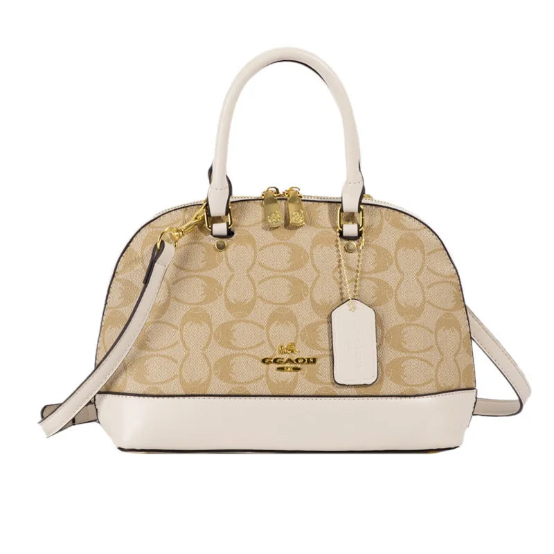 High-End Retro Printed Diaper Bag Luxury Leather Handbag For Women Vintage Classic Designer Paris Elegant Crossbody Shoulder Bag