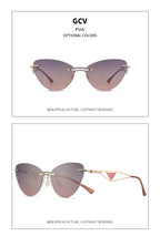 GCV Brand new Women 2 In 1 Polarized Sunglasses Anti blue light glasses butterfly frame multifunctional Medical applicability
