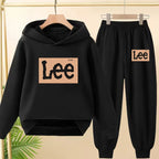 Children's Sportswear, Sports Uniform Set, 3-13 Years Old Hooded Sweatshirt + Long Pants Set, Sports Pants for Boys and Girls