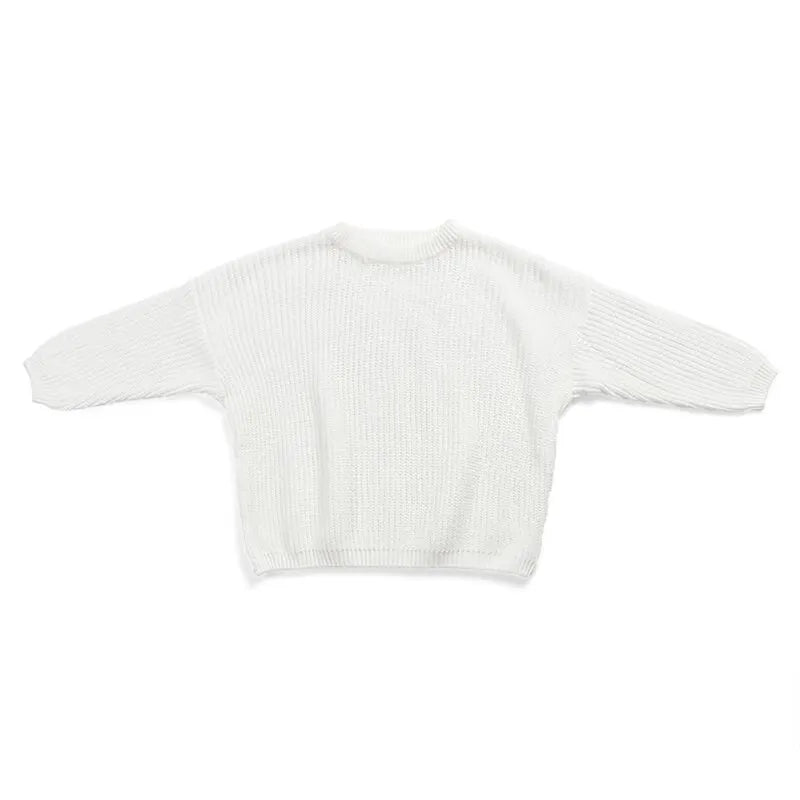 Autumn Newborn Baby Girl Boy Knitted Long Sleeve Warm Sweater Winter Candy Colors Loose Pullover Casual Tops Kids Clothes 3M-5Y