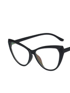 New Retro Cat Eye Glasses Frame Women Brand Vintage Trend Anti-blue Light Glasses Transparent Frame Myopia Eyeglasses