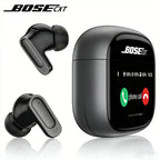 BOSECXT Ultra V11 Smart Touch Multi functional Large Screen TWS Wireless ANC Noise Cancelling Earbuds Enc Heavy Bass Earbuds