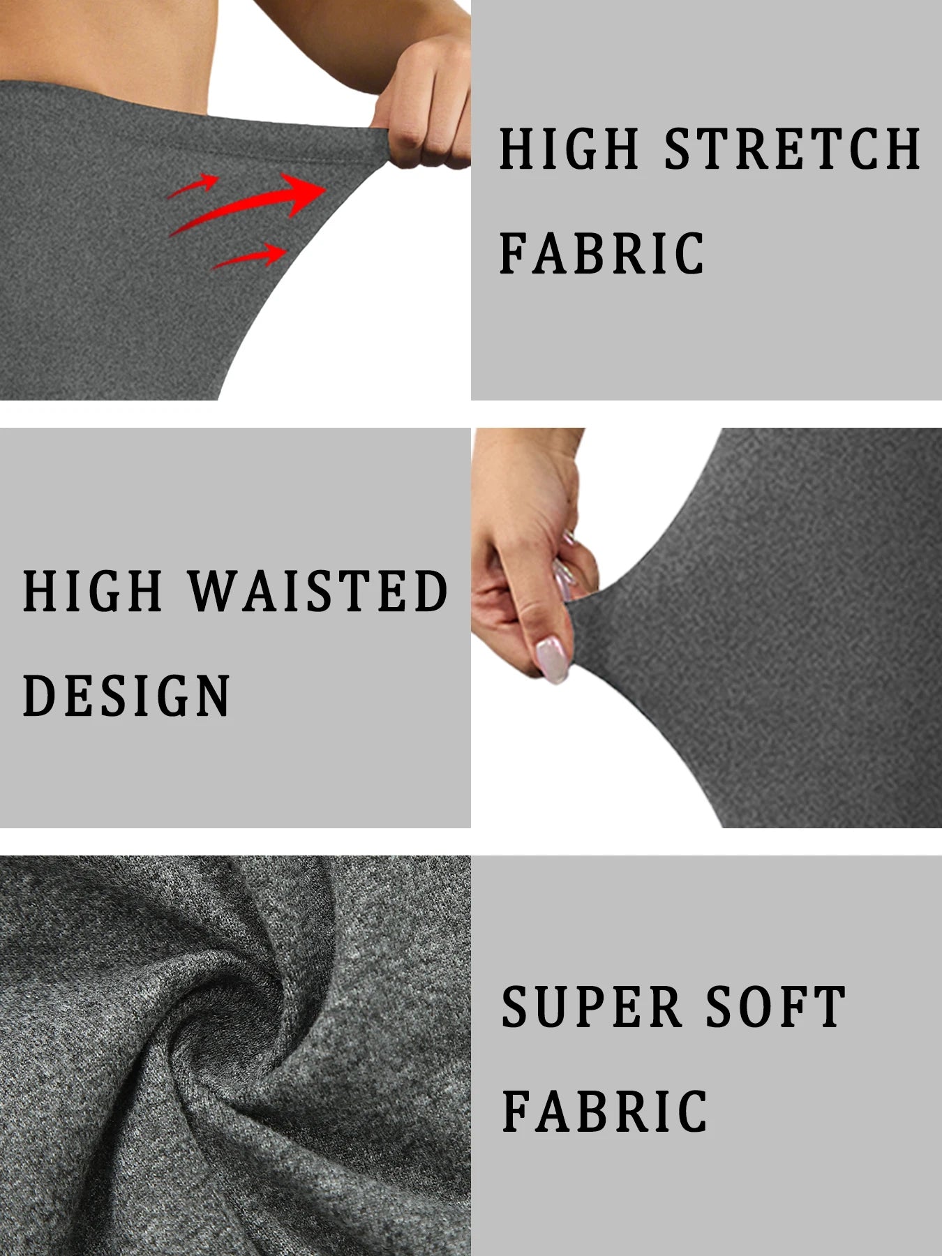 Plus size Women's Low Rise Workout Leggings - Super Soft High Elastic Tights for Yoga Running Training Daily Life