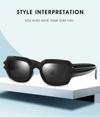 Punk Square Sunglasses 2022 New Ripple Funny Sunglasses Bump Cyberpunk Sunglasses Trendy Hip Hop Glasses UV400