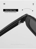Punk Square Sunglasses 2022 New Ripple Funny Sunglasses Bump Cyberpunk Sunglasses Trendy Hip Hop Glasses UV400