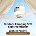 Rechargeable Ceiling Fan Light Energy Saving with Remote Control Hanging Fan Light 3 Gears Intelligent Electric Fan Night Lamp