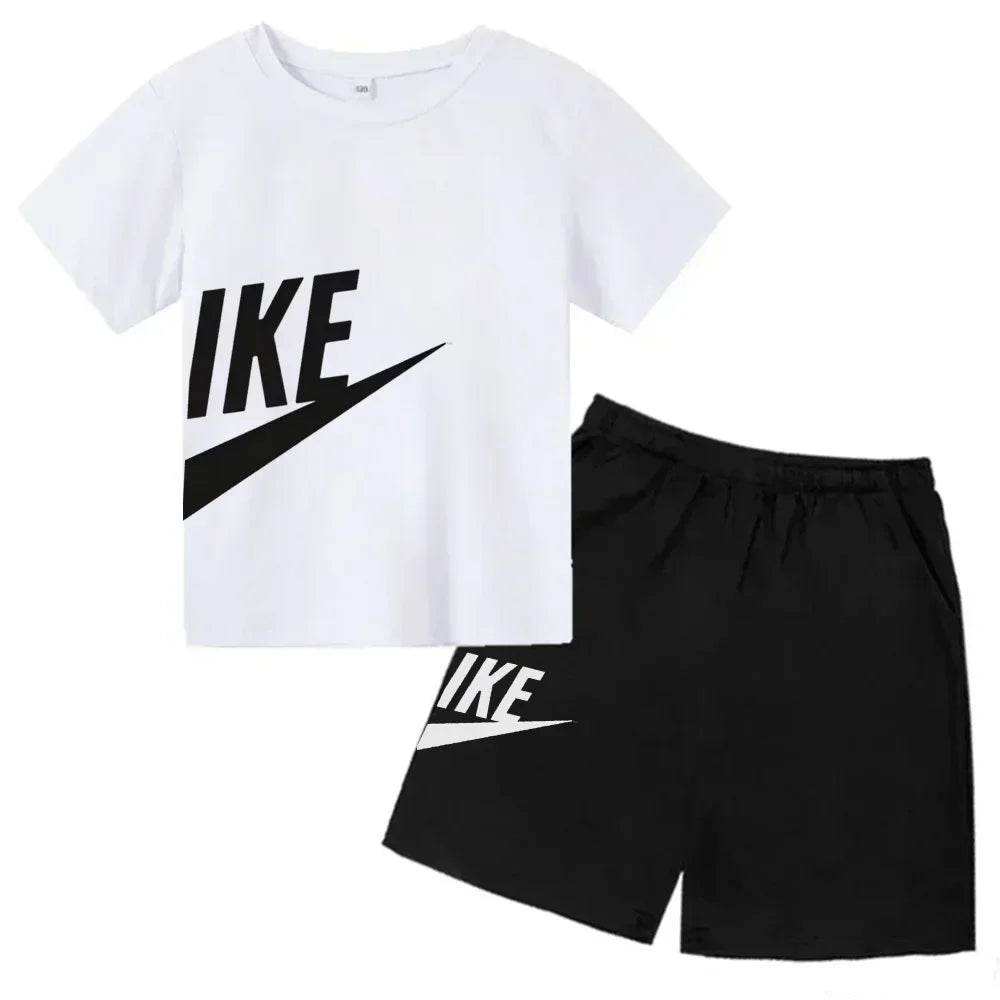 Casual Anime Kids Spring Autumn 2-Piece Set, Hoodie + Jogger Pants, Tracksuit for Boys & Girls Aged 2-13, Street Style Children'