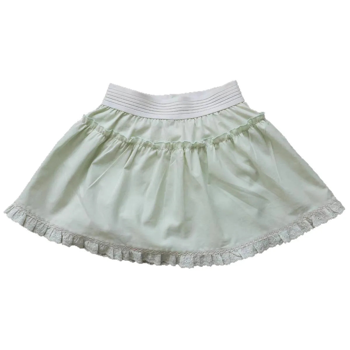 2026 Summer New Girls Cute Lace Short Skirts Cotton Children Preppy Style Princess Dress Baby Girl Sweet Skirts Toddler Clothes