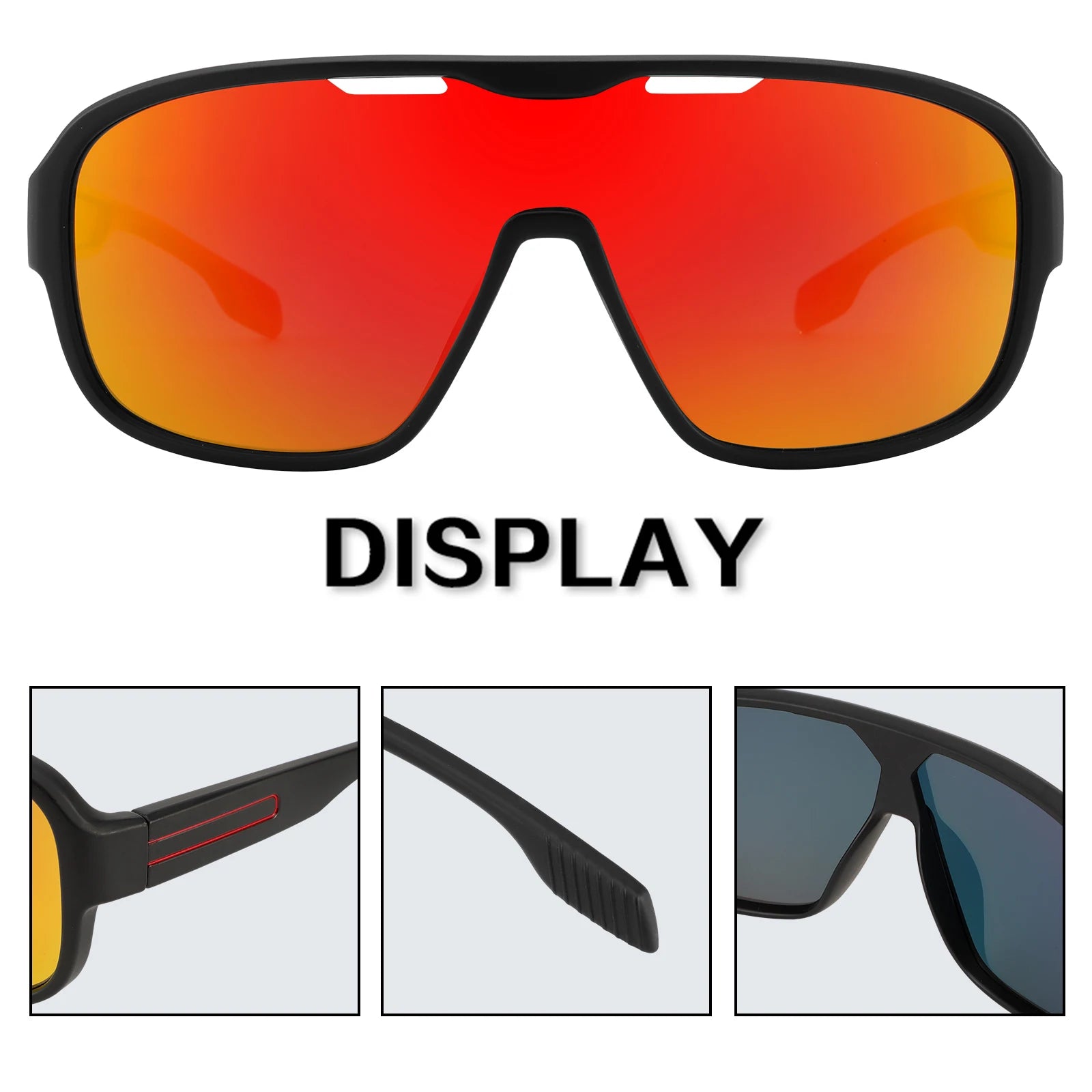 Cycling Sunglasses Polarized Sun glasses With Sun Protection  For Men or Women  UV400 Protective Goggles