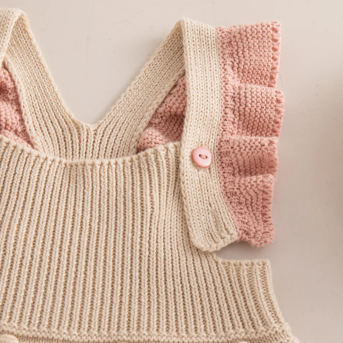 2026 Summer New Baby Girl Sleeveless Strap Bodysuit Solid Infant Girl Casual Knitted Jumpsuit Cotton Toddler Overalls 0-24m