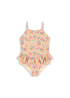 2026 New KS Baby Girls Swimwear One Piece Summer Kids Beach Wear Girls Swimsuit Monokini Children Ruffle Princess Bikinis Sets