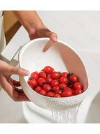 1 Piece of Rice Drainage Basket Rice Filter Fruit and Vegetable Drainage Sieve Kitchen Supplies Small Tools Multi-purpose