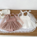 2026 Summer Baby Clothes Infant Girls Party Dress Lace Bodysuits & One-pieces 100-day Photo Dress Baby Photograph Clothing