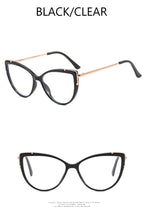 Metal Cat Eye Glasses Frame Woman Fashion TR90 Brand Designer New Trend Cateye Computer Eyewaer Gradient Color Frame Eyegalsses
