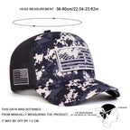 Unisex American Flag Embroidery Camouflage Baseball Net Caps Spring Summer Outdoor Adjustable Casual Hats Sunscreen Hat Cap