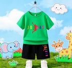 Children's Summer Sports Clothing T-shirts, Short Sleeves and Shorts for Boys and Girls Sports Outfits for Children Aged 3 to 13