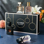 105ML Womens Perfume Gift Set 4 Fresh Floral Woody Long Lasting Fragrances Elegant Smooth Luxurious Collection Ideal for Travel