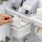 Drawer Storage Box Multifunctional Wall-Mounted Organizer Desk Organizer Dust-Proof Clear Storage Box For Office Bathroom