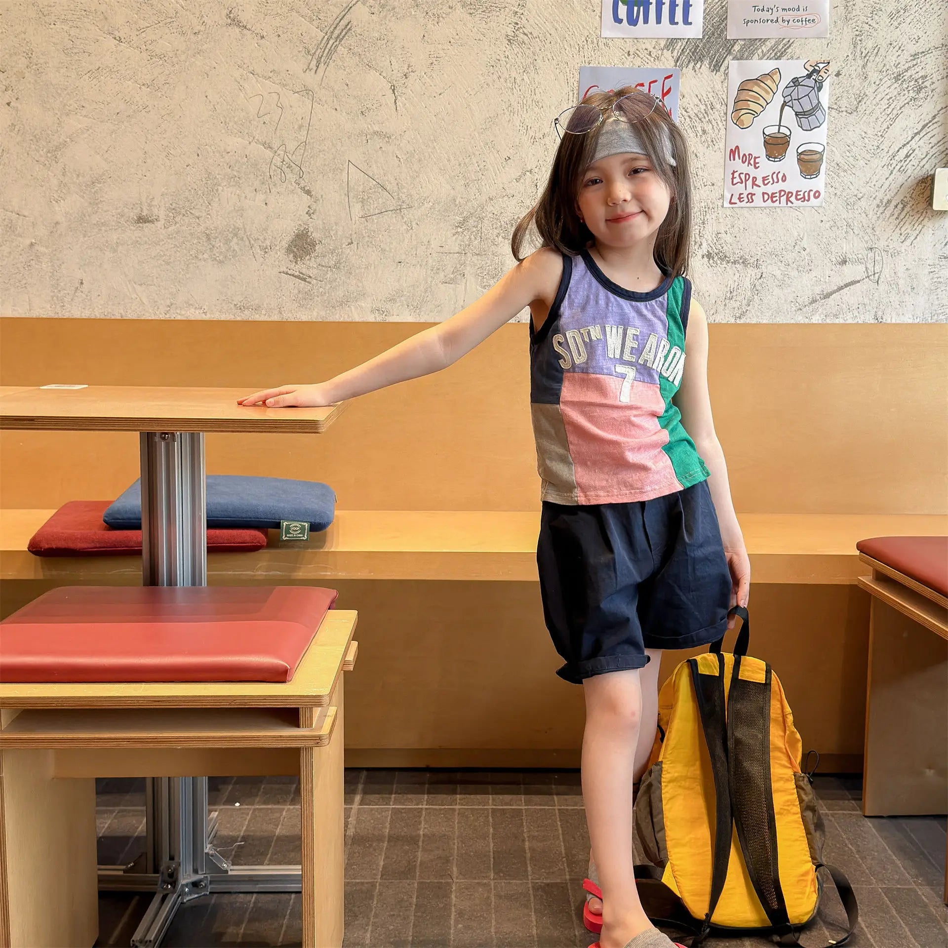 2026 Summer New Children Sleeveless T Shirts Cotton Toddler Girls Casual Vest Baby Thin Letter Print T Shirts Kids Clothes