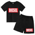 pour enfantsEnsembles de vêtements pour enfants, mode décontractée d'été, imprimés, 2 pièces, t-shirts + pantalons respirants, 2