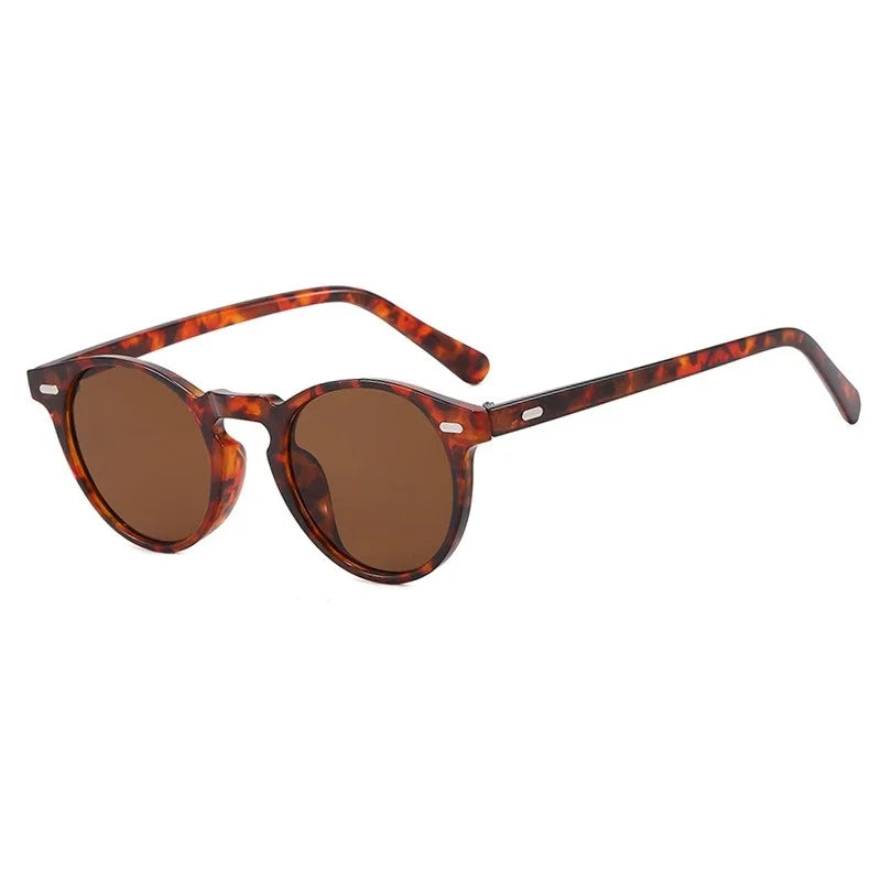 Vintage Punk Round Vintage Sunglasses Women Retro Luxury Designer Sun Glasses for Female Oculos De Sol Shades UV400