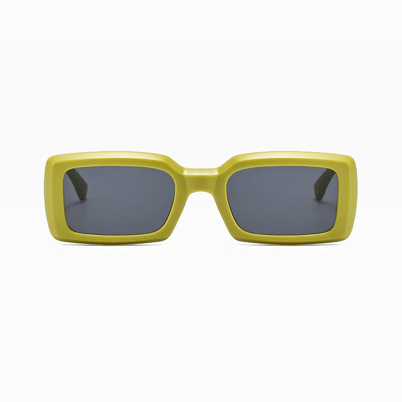 2022 Pink Shades Women Small Sunglasses Black Fashion Square Glasses Vintage Retro Green Glasses Female Unisex Oculos Feminino