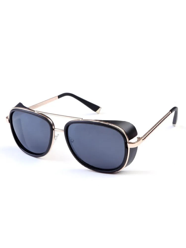 Fashion Steampunk Sunglasses Men Brand Mirror Designer Sun Glasses for Women Punk Vintage Red Sunglasses UV400