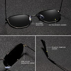 GXP Fashion Anti-glare Sunglasses Men Polygon Retro Sunscreen Glasses Leisure Glasses Outdoor Polarized Driving Eyewear UV400