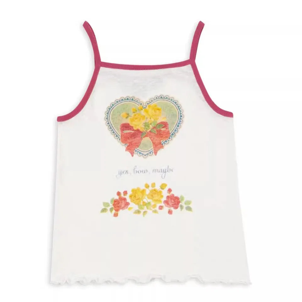 2025 KS Brand Summer Baby Girls Tassel Dresses T Shirts + Shorts Suits Sets Kids Clothes Girls Cotton Cherry Tank Dress Top 1-9Y