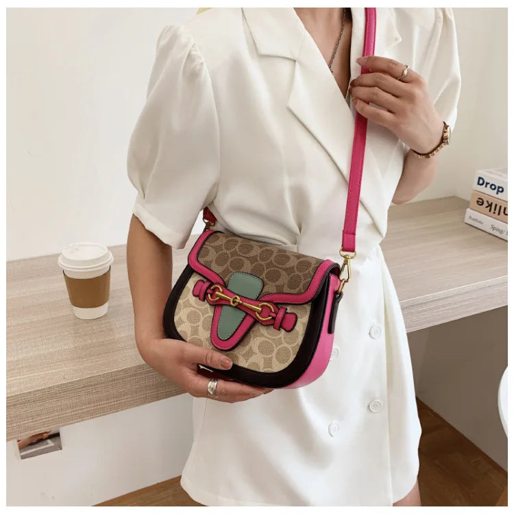 Luxury Versatile Women's Chain Bag Handbags 2024 Hot Sale Retro Designer Crossbody Shoulder Purses Small Square Bag Women Clutch